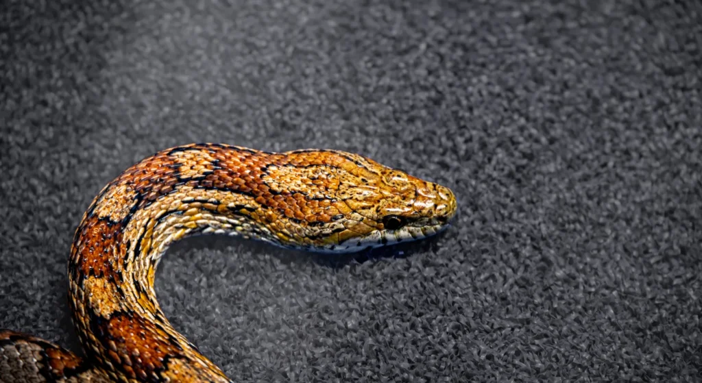 Terrarium dla węża zbożowego: wymiary i temperatura